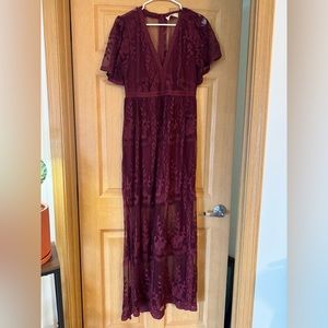 Bella Ella Boutique Lace Slip Dress